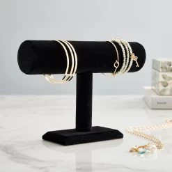 Black Velvet Jewelry T-Stand By Bead Landing™ -Tailoring Master 10123674 25
