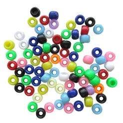 1lb. Multicolor Pony Beads By Creatology™, 6mm X 9mm -Tailoring Master 10269498 2