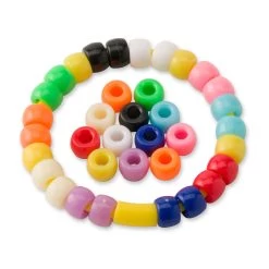 1lb. Multicolor Pony Beads By Creatology™, 6mm X 9mm -Tailoring Master 10269498 21