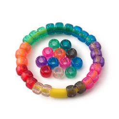 1lb. Multicolor Pony Beads By Creatology™, 6mm X 9mm -Tailoring Master 10274846 21