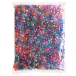 1lb. Multicolor Pony Beads By Creatology™, 6mm X 9mm -Tailoring Master 10274846 4