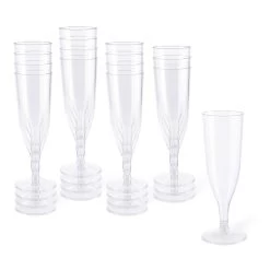 5oz. Plastic Champagne Flutes By Celebrate It™, 16ct.