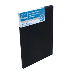 12 Packs: 2 Ct. (24 Total) Black Canvas Value Pack By Artist's Loft™ Necessities™ -Tailoring Master 10384710 3