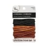 Multicolor Leather Round Cording By Bead Landing™