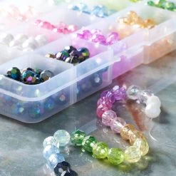 Bead Landing™ Faceted Aurora Borealis Crafting Beads Box -Tailoring Master 10392609 20