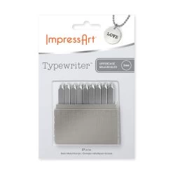 ImpressArt® Basic Uppercase Typewriter Letter Stamps, 3mm -Tailoring Master 10441755 3