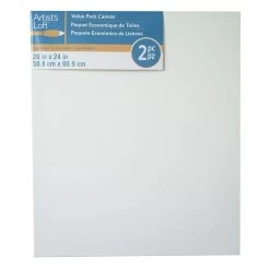 12 Packs: 2 Ct. (24 Total) Value Pack Canvas, By Artist's Loft® Necessities™ 23 12 Packs: 2 Ct. (24 Total) Value Pack Canvas, By Artist's Loft® Necessities™ -Tailoring Master 10473164