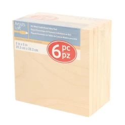 6 Packs: 6 Ct. (36 Total) 8" X 8" Cradled Wood Painting Panels By Artist's Loft™ -Tailoring Master 10474771 1