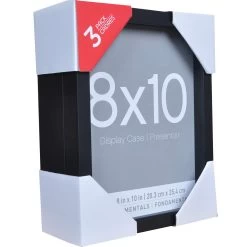 9 Packs: 3 Ct. (27 Total) Black Fundamentals 8" X 10" Display Case By Studio Décor® -Tailoring Master 10500652 3