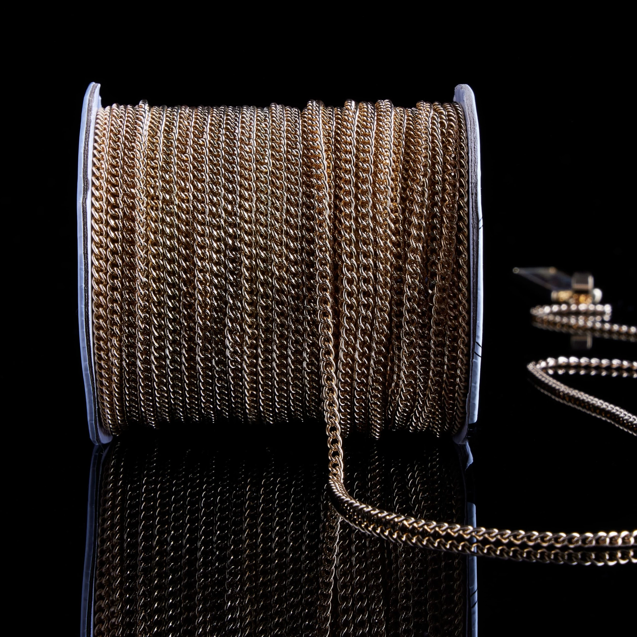 Hamilton Gold Mini Curb Chain Spool By Bead Landing™ 2 Hamilton Gold Mini Curb Chain Spool By Bead Landing™ - Image 2