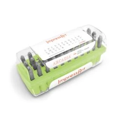 Impress Art® Arcadia™ Letter Stamps, Uppercase -Tailoring Master 10548376