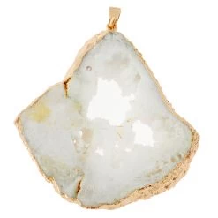 Signature Color Shop White Druzy Quartz Pendant By Bead Landing™