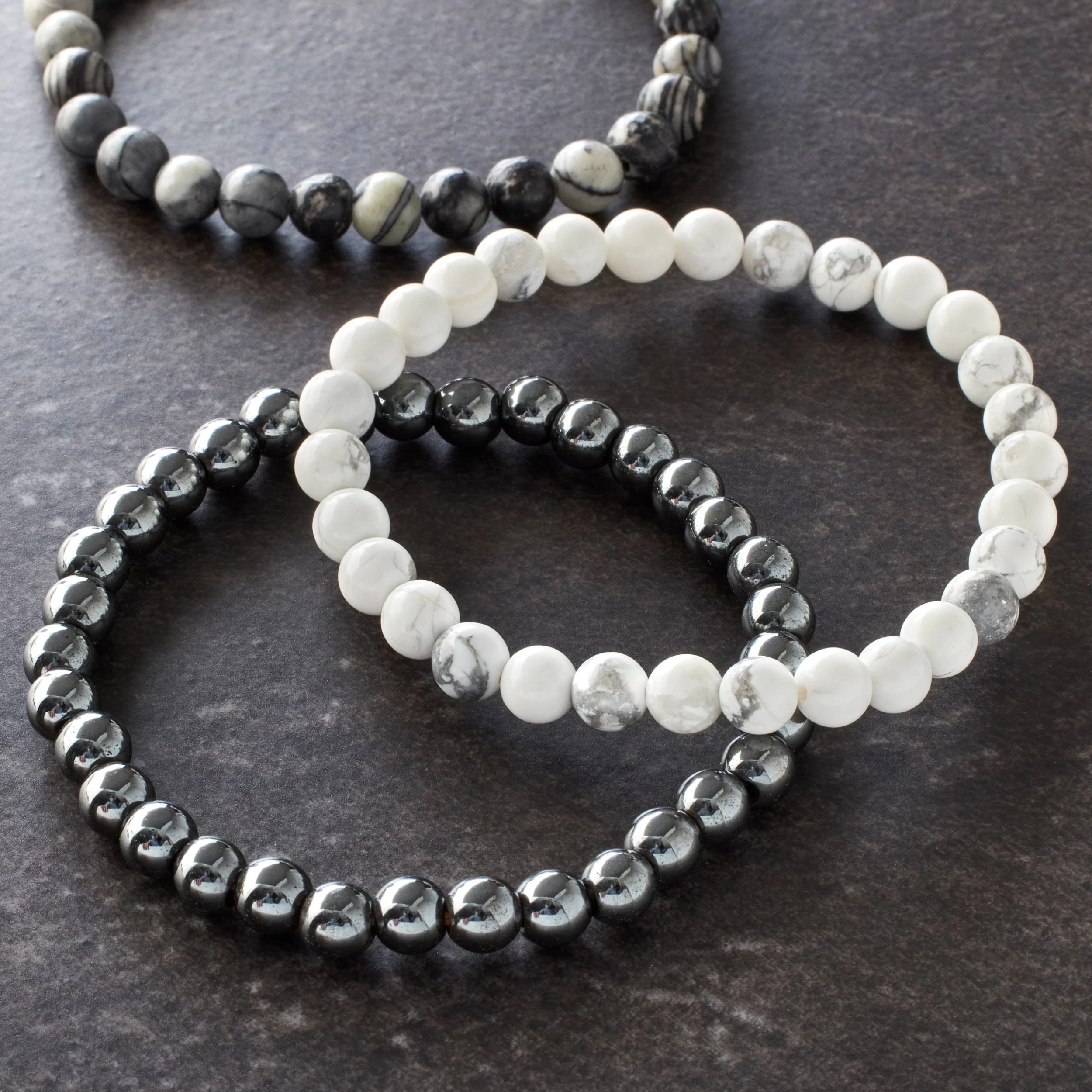 Signature Color Shop White Howlite Bracelets By Bead Landing™ 2 Signature Color Shop White Howlite Bracelets By Bead Landing™ - Image 2