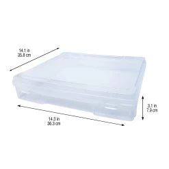 12" X 12" Clear Scrapbook Case By Simply Tidy™ -Tailoring Master 10575615 5