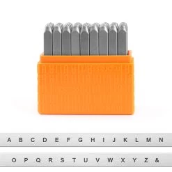 ImpressArt® Uppercase Sans Serif Letter Metal Stamp Set