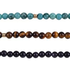 6 Packs: 3 Ct. (18 Total) Signature Color Shop Tiger Eye & Jasper Bracelets By Bead Landing™ -Tailoring Master 10592637 2 1