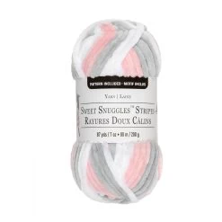 18 Pack: Sweet Snuggles™ Stripes Yarn By Loops & Threads® -Tailoring Master 10621513 1