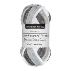 18 Pack: Sweet Snuggles™ Stripes Yarn By Loops & Threads® -Tailoring Master 10621518 1