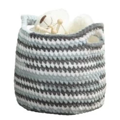 18 Pack: Sweet Snuggles™ Stripes Yarn By Loops & Threads® -Tailoring Master 10621520 3