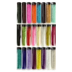 6 Pack: Multicolor Glass Seed Beads Set By Bead Landing™ -Tailoring Master 10627312 2