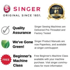 SINGER® M1500 Mechanical Sewing Machine -Tailoring Master 10649206 17