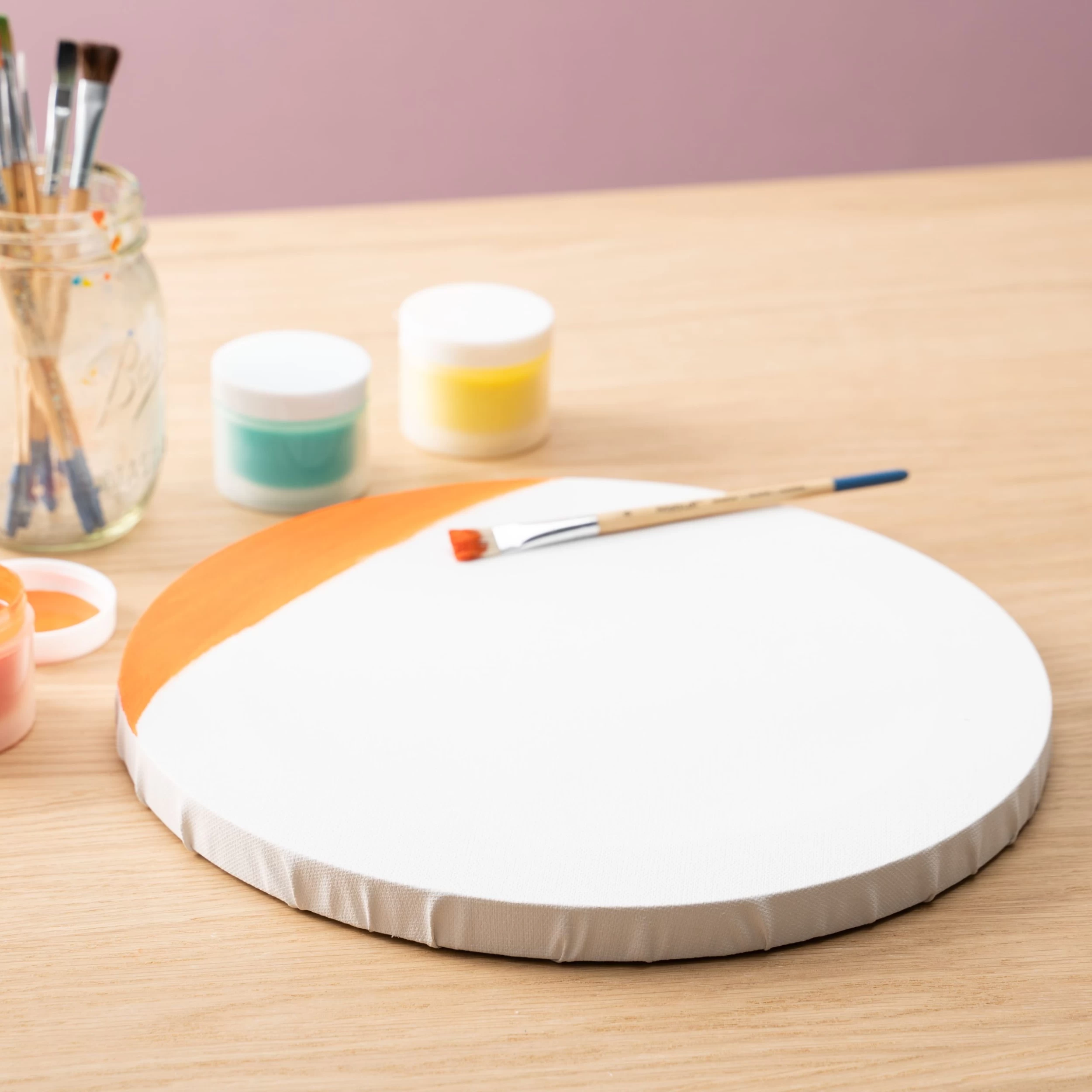 12 Pack: Level 1 Round Traditional Profile Canvas By Artist's Loft™ 14 12 Pack: Level 1 Round Traditional Profile Canvas By Artist's Loft™ - Image 14