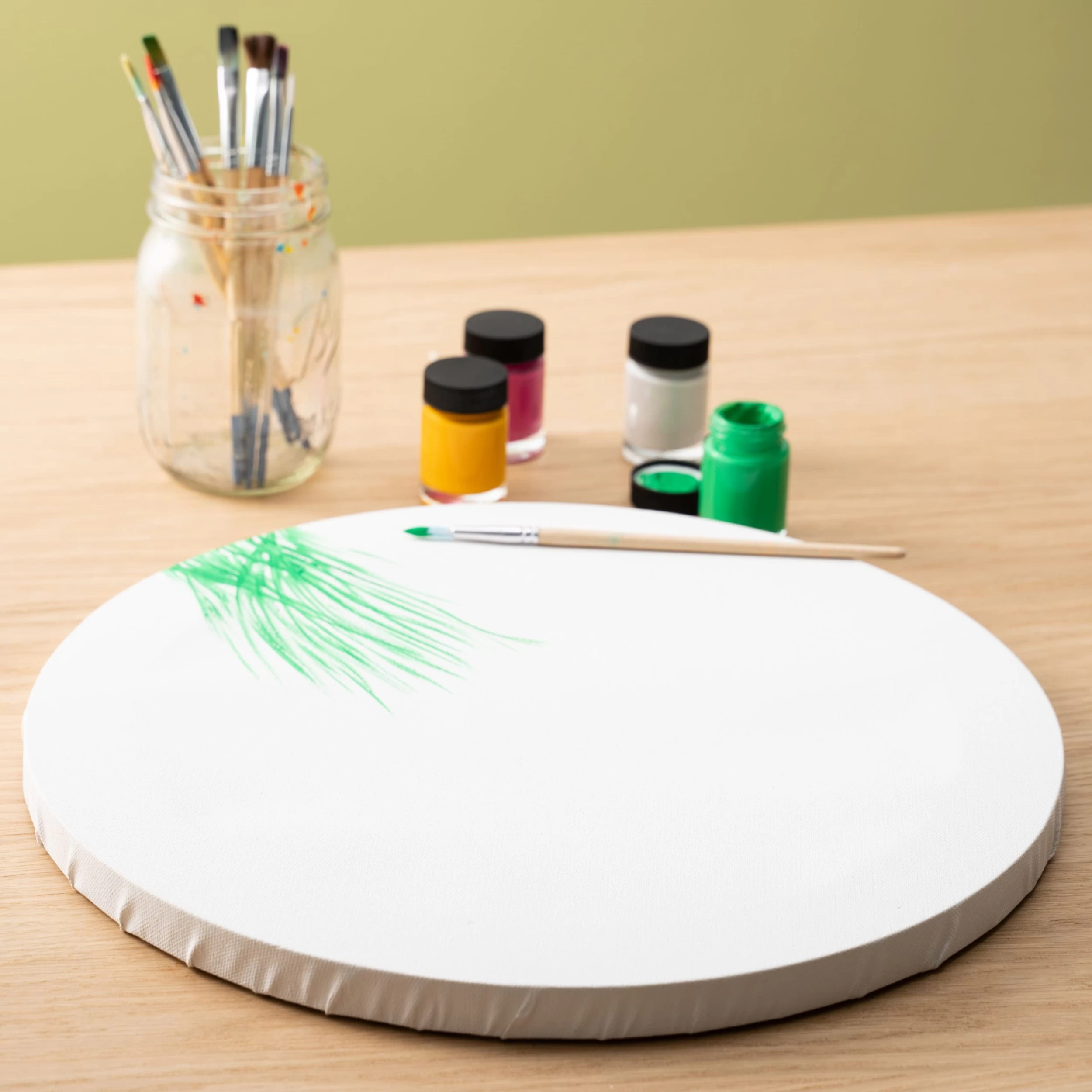 12 Pack: Level 1 Round Traditional Profile Canvas By Artist's Loft™ 11 12 Pack: Level 1 Round Traditional Profile Canvas By Artist's Loft™ - Image 11