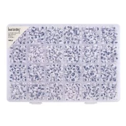 6 Packs: 1,440 Ct. (8,640 Total) Alphabet Round Beads, 7mm By Bead Landing™