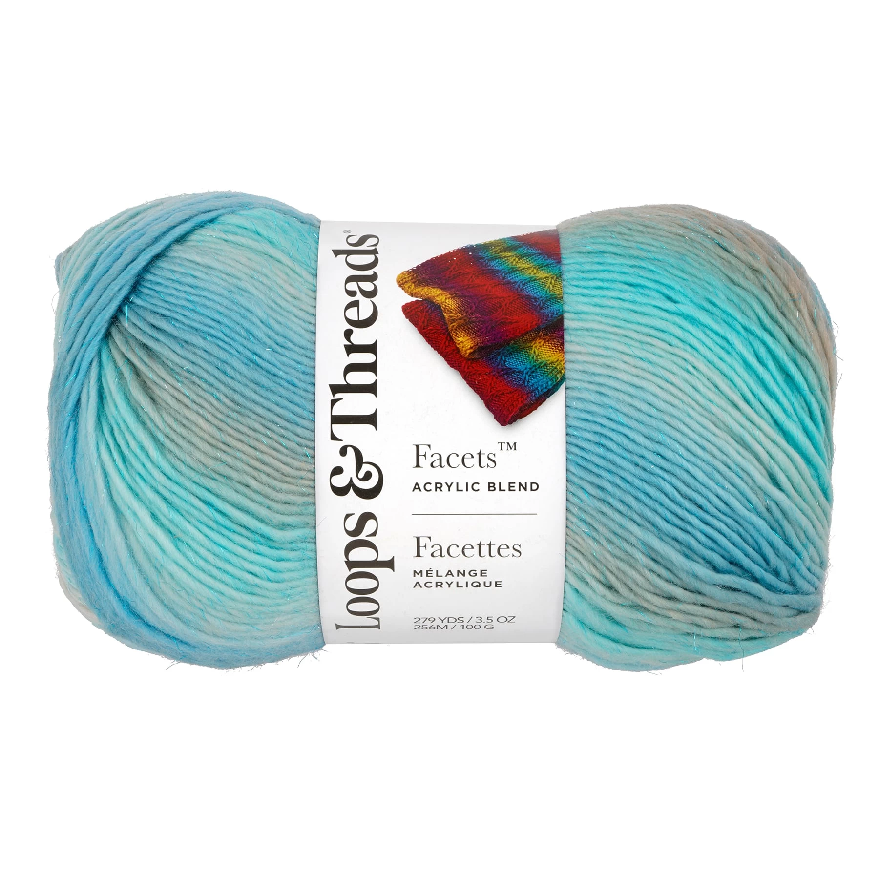 15 Pack: Facets™ Yarn By Loops & Threads® 3 15 Pack: Facets™ Yarn By Loops & Threads® - Image 3