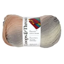 15 Pack: Facets™ Yarn By Loops & Threads®
