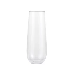 9oz. Clear Plastic Stemless Champagne Flutes By Celebrate It™, 8ct.
