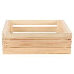 14" X 9" Wood Crate With Reinforced Corners By Make Market®