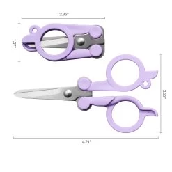 Fiskars® 4" Ultra Lilac Folding Scissors -Tailoring Master 10719811 5