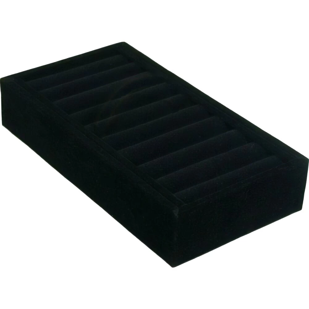 2 Black Cuff Bangle Bracelet Watch Insert Display Trays 2 2 Black Cuff Bangle Bracelet Watch Insert Display Trays - Image 2