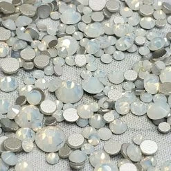 White Opal- KiraKira Glass Rhinestones By CrystalNinja