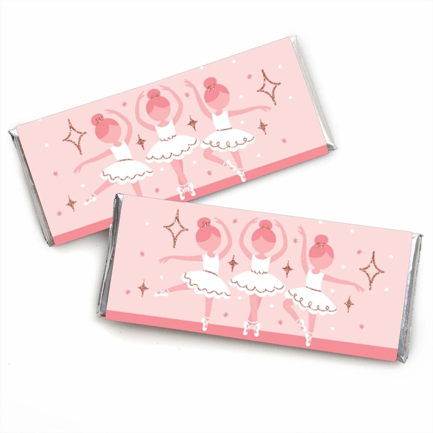 Big Dot Of Happiness Tutu Cute Ballerina - Candy Bar Wrapper Ballet Birthday Party Or Baby Shower Favors - Set Of 24 1 Big Dot Of Happiness Tutu Cute Ballerina - Candy Bar Wrapper Ballet Birthday Party Or Baby Shower Favors - Set Of 24