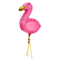 Juvale Small Tropical Flamingo Pinata, Summer, Luau, And Pool Party Supplies, 16 X 13 X 3 Inches