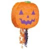Pumpkin Pinata For Halloween Party Supplies Decorations, Pull String Orange Jack-o-Lantern (17 X 13 X 3 In)