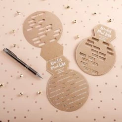 Kate Aspen® Ring Shape Bridal Shower Game Card, 50ct. -Tailoring Master D225541S 3