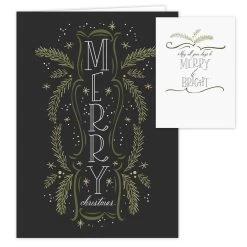 Hortense B. Hewitt Co. Christmas Pines Holiday Cards -Tailoring Master D231905S 3