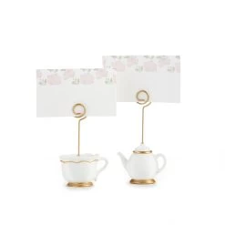Kate Aspen® Tea Time Whimsy Place Card Holder, 6ct.