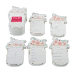 Kate Aspen® Floral Mason Jar Baby Shower 5-Game Card Set