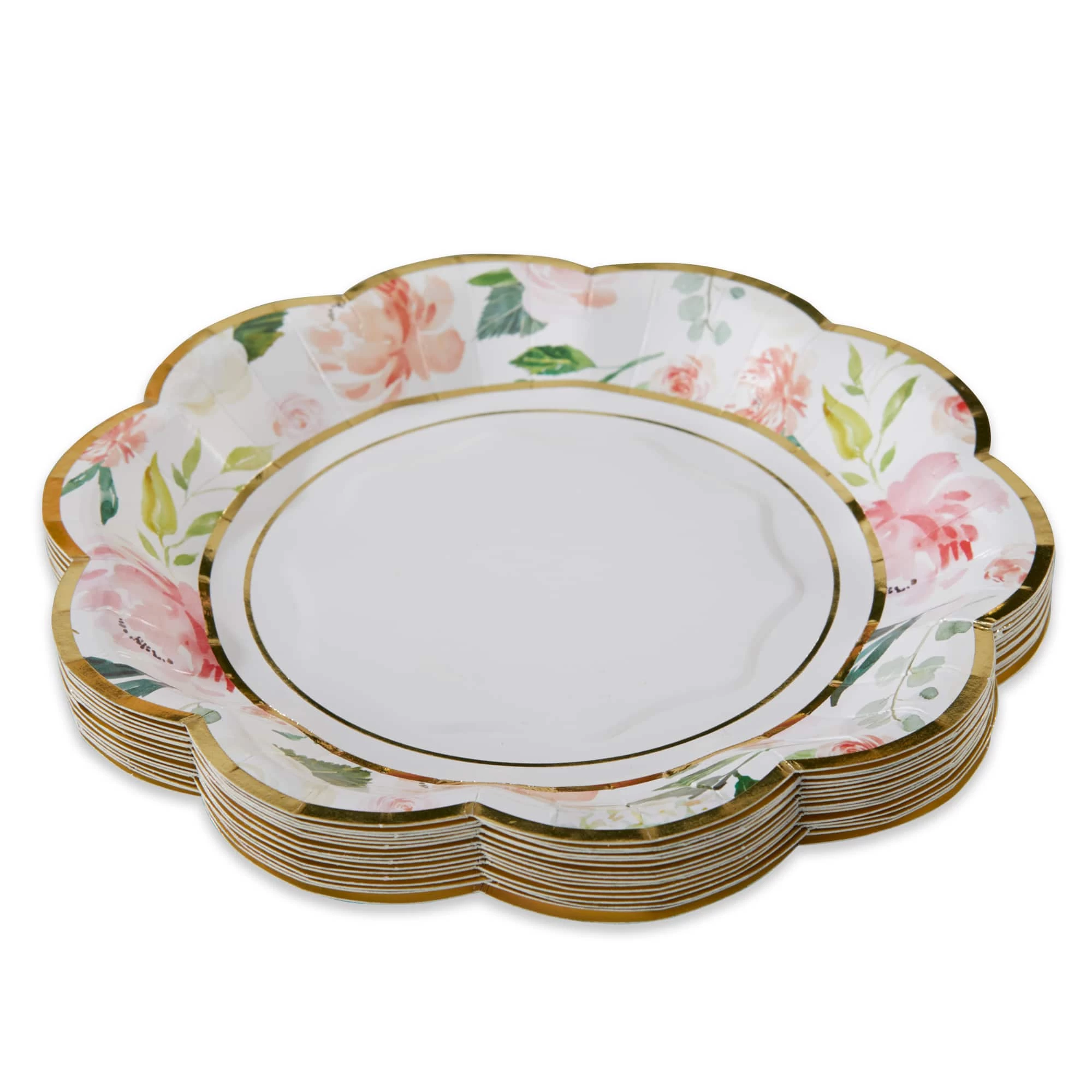 Kate Aspen® 7" Brunch Floral Paper Plates, 32ct. 1 Kate Aspen® 7" Brunch Floral Paper Plates, 32ct.