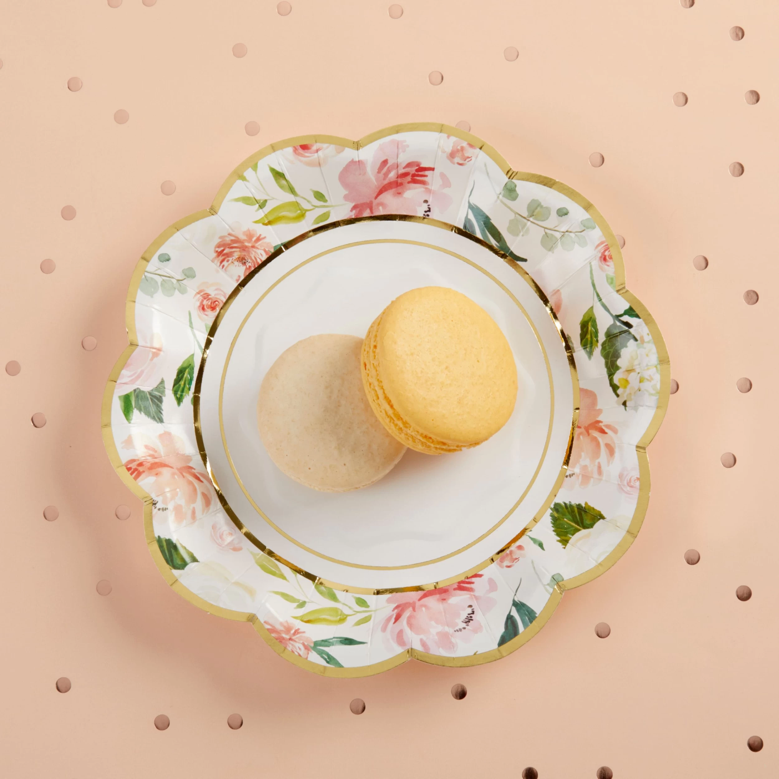 Kate Aspen® 7" Brunch Floral Paper Plates, 32ct. 2 Kate Aspen® 7" Brunch Floral Paper Plates, 32ct. - Image 2