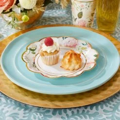Kate Aspen® 7" Brunch Floral Paper Plates, 32ct. 10 Kate Aspen® 7" Brunch Floral Paper Plates, 32ct. -Tailoring Master D235075S 4 1