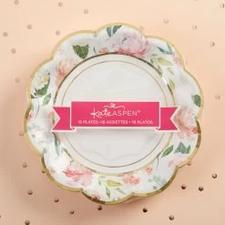Kate Aspen® 7" Brunch Floral Paper Plates, 32ct. 12 Kate Aspen® 7" Brunch Floral Paper Plates, 32ct. -Tailoring Master D235075S 6 1