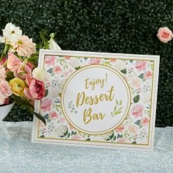 Kate Aspen® Brunch Floral Brunch Party Décor Kit With Gold Foil -Tailoring Master D235083S 4 1