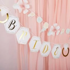 Kate Aspen® Geometric Floral Bridal Shower Party Décor Kit With Gold Foil -Tailoring Master D235084S 4