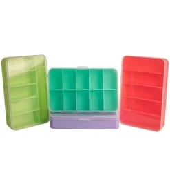 The Beadsmith® Stackable 4 Box Organizer