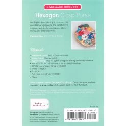 Zakka Workshop Hexagon Clasp Purse Kit -Tailoring Master D621495S 3
